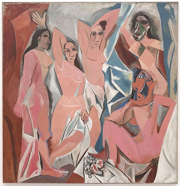 Les Demoiselles d'Avignon (1907) - Pablo Picasso