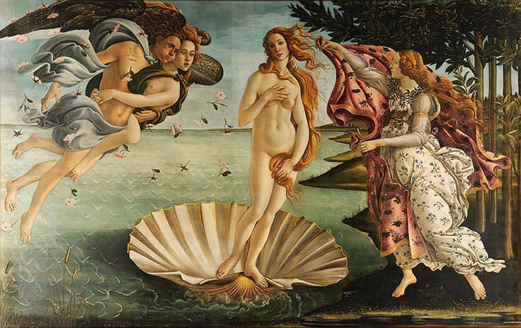 The Birth of Venus (1486) - Botticelli
